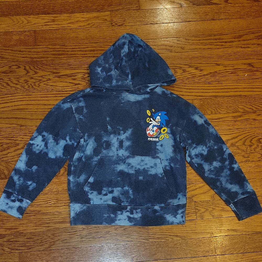 Old Navy Blue Tie-Dye Kids Hoodie